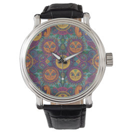 Mandala Kat Kunst Horloge