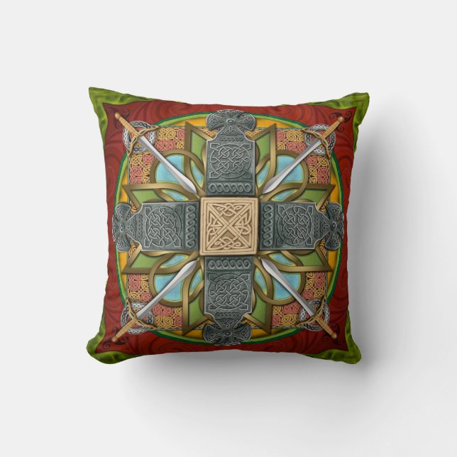 Mandala Keltische Glorie Kussen (Voorkant)
