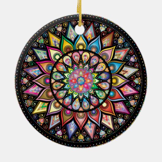 Mandala Keramisch Ornament (Achterkant)