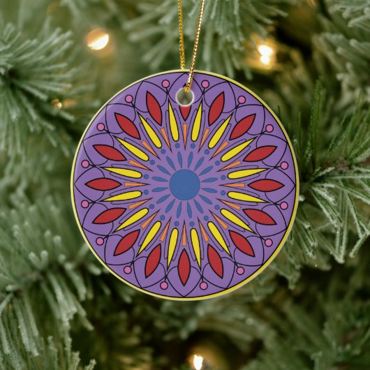 Mandala Keramisch Ornament (Boom)