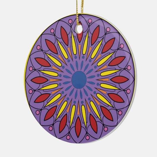 Mandala Keramisch Ornament (Links)