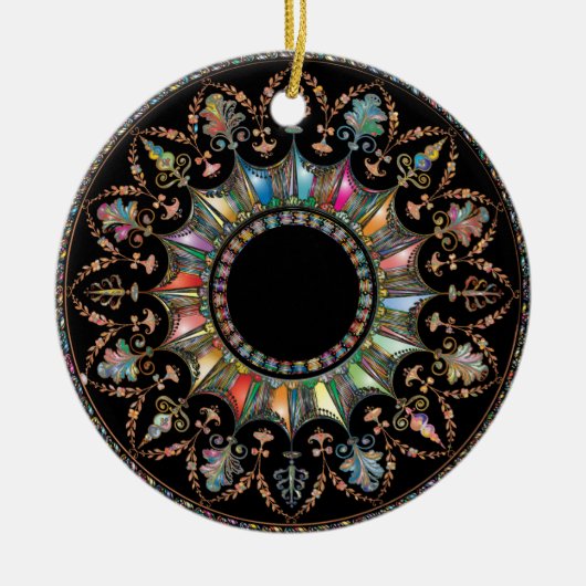 Mandala Keramisch Ornament (Voorkant)