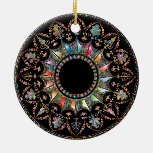 Mandala Keramisch Ornament (Achterkant)