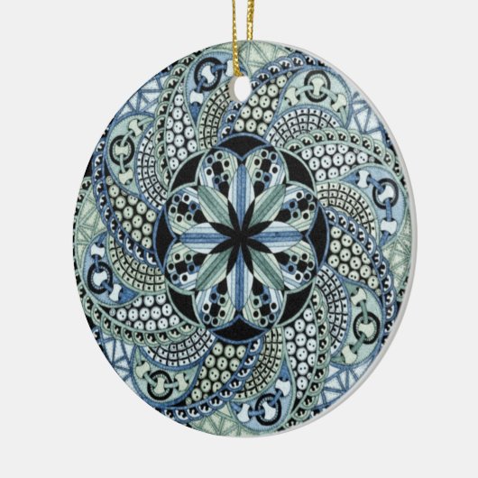 mandala keramisch ornament (Links)