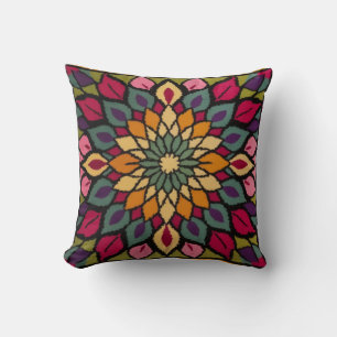 Mandala Kilim Lumbar Kussens: ambachtelijke schoon Kussen