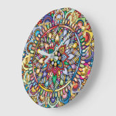 Mandala-kleurenspectrumontwerp Grote Klok (Hoek)