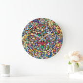 Mandala-kleurenspectrumontwerp Grote Klok (Huis)