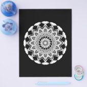 mandala kleurpagina flyer (Enkel)