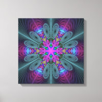 Mandala Kleurrijk Slaande Fractale Kunst Kaleidosc