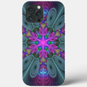 Mandala Kleurrijk Slaande Fractale Kunst Kaleidosc Case-Mate iPhone Case