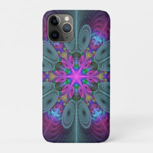 Mandala Kleurrijk Slaande Fractale Kunst Kaleidosc Case-Mate iPhone Case