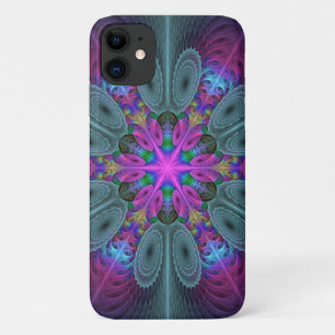 Mandala Kleurrijk Slaande Fractale Kunst Kaleidosc Case-Mate iPhone Case