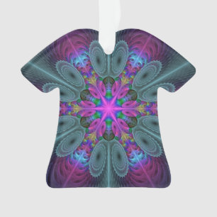 Mandala Kleurrijk Slaande Fractale Kunst Kaleidosc Ornament