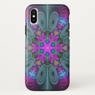 Mandala kleurrijke Spirituele fractale kunst met r Case-Mate iPhone Case