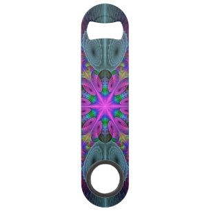 Mandala Kleurrijke Spirituele Fractale Kunst Met R Speed Flessenopener