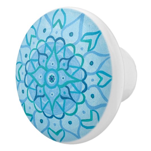 Mandala Knob Keramische Knop (Rechts)