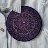 mandala knoop ronde button 6,0 cm (In situ)