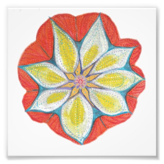 Mandala Kodak Professioneel Fotopapier (Satijn) Foto Afdruk (Voorkant)