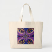 Mandala Kundalini Grote Tote Bag (Voorkant)