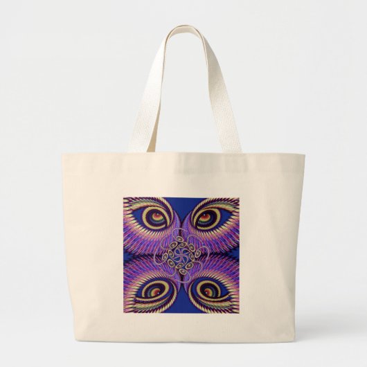 Mandala Kundalini Grote Tote Bag (Voorkant)