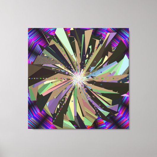 Mandala Kunst  Canvas Afdruk (Voorkant)