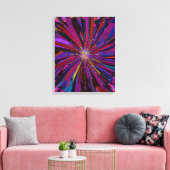 Mandala Kunst Canvas Afdruk (Insitu (Woonkamer))
