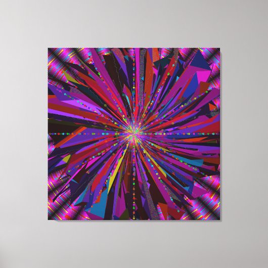 Mandala Kunst Canvas Afdruk (Voorkant)