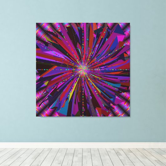 Mandala Kunst Canvas Afdruk (Insitu (Houten vloer))