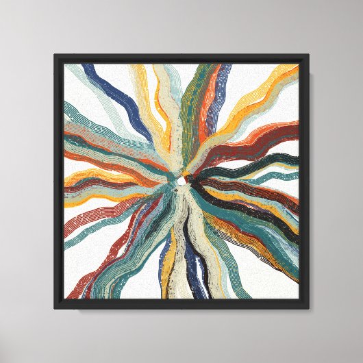 Mandala Kunst  Canvas Afdruk (Voorkant)