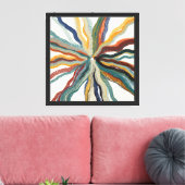 Mandala Kunst  Canvas Afdruk (Insitu (Woonkamer))