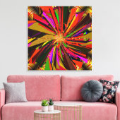 Mandala Kunst Canvas Afdruk (Insitu (Woonkamer))