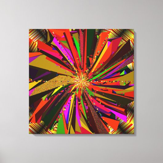 Mandala Kunst Canvas Afdruk (Voorkant)