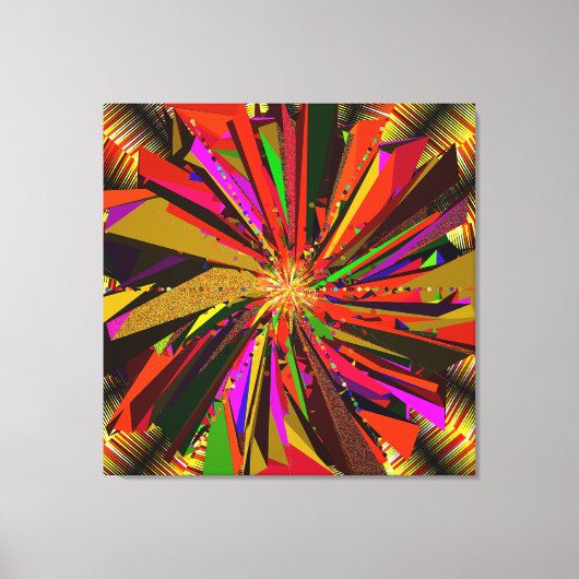 Mandala Kunst Canvas Afdruk (Voorkant)