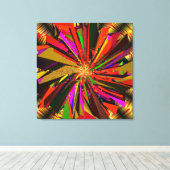 Mandala Kunst Canvas Afdruk (Insitu (Houten vloer))