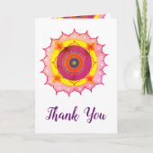 Mandala Kunst Dank u Bruiloft Kaart (Voorkant)
