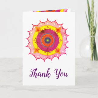 Mandala Kunst Dank u Bruiloft Kaart