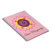Mandala Kunst, Douanenaam Spiral Notitieboek (Rechterzijde)
