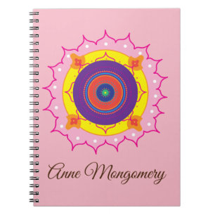Mandala Kunst, Douanenaam Spiral Notitieboek