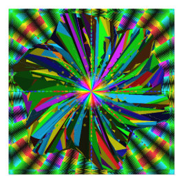Mandala Kunst Foto Afdruk