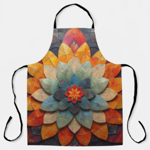 Mandala Kunst Getextuurde Bloem Schort