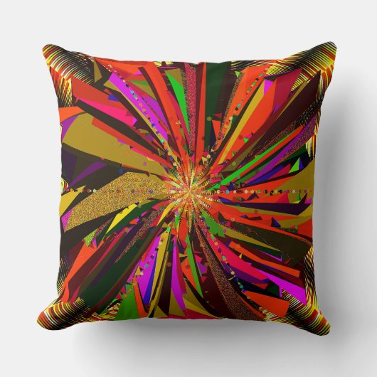 Mandala Kunst Kussen (Voorkant)
