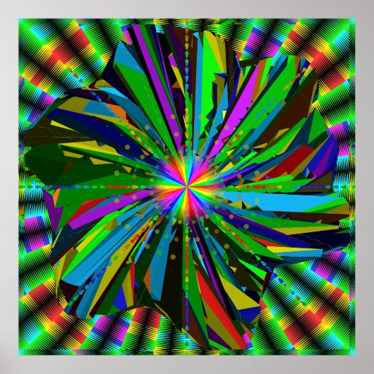 Mandala Kunst Poster (Voorkant)