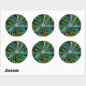 Mandala Kunst Ronde Sticker (Vel)