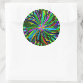 Mandala Kunst Ronde Sticker (Tas)