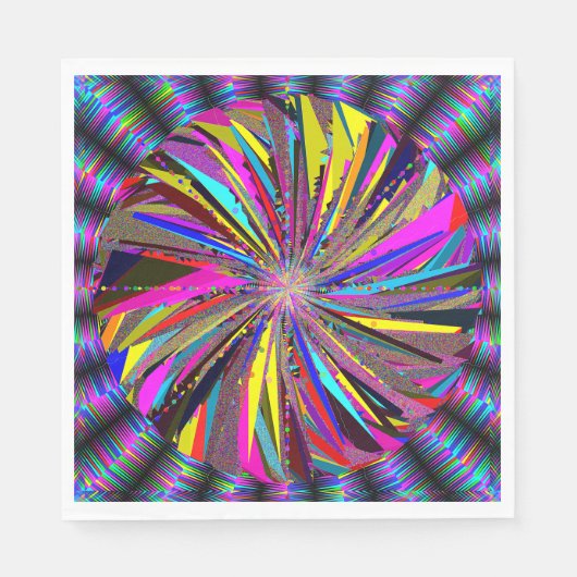 Mandala-kunst  servet (Voorkant)