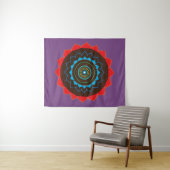 Mandala Kunst Wand Tapijt Wandkleed (In Situ (horizontaal))