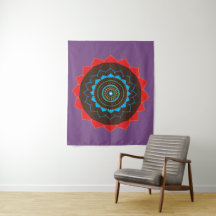 Mandala Kunst Wand Tapijt