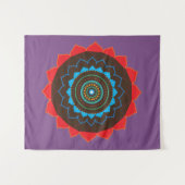 Mandala Kunst Wand Tapijt Wandkleed (Voorkant (horizontaal))