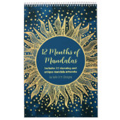 Mandala Kunstkalender - 12 Maanden Mandala's Kalender (Hoes)