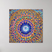 Mandala-kunstwandbekleding Canvas Afdruk (Voorkant)